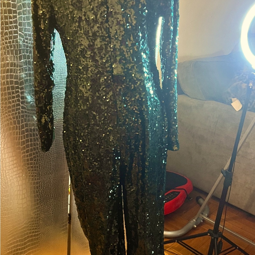 Dress The Population Sequin Jumpsuit